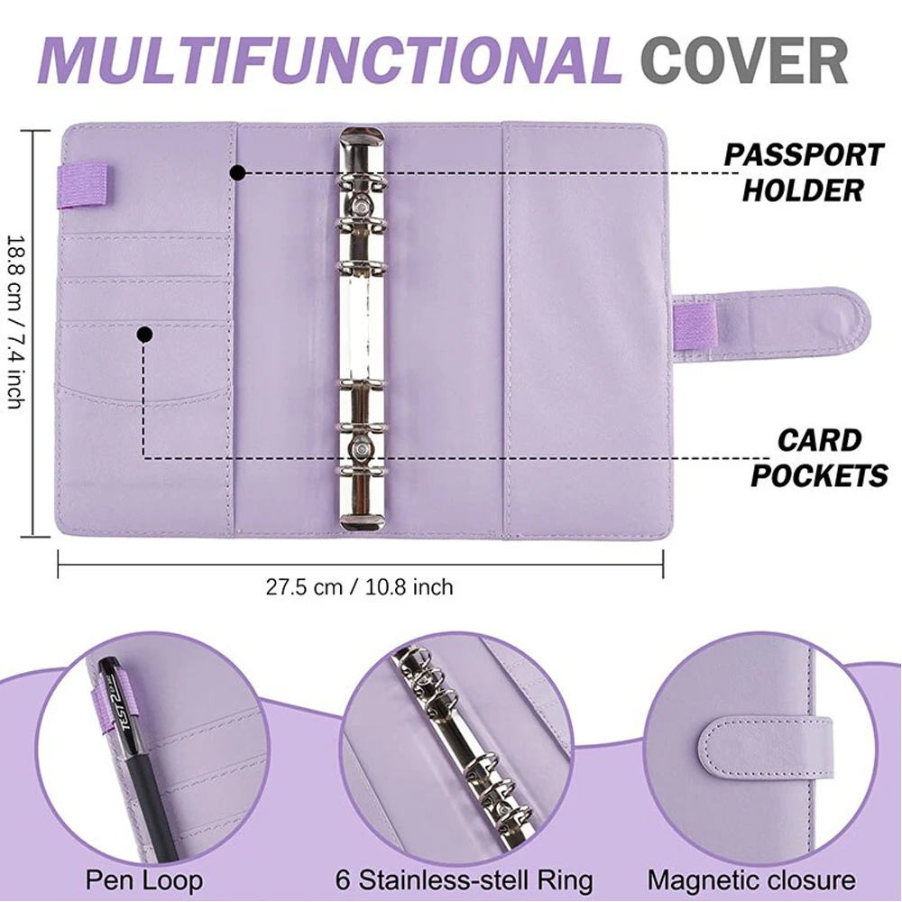 Feuilles de Budget Planner, Enveloppe Budget, Carnet Enveloppe Budget avec  Pochette PVC Zippées, Classeur A6 Budget, Organisateur Budget avec  Stickers, Fermeture Boucle Magnétique (Rouge) : : Fournitures de  bureau