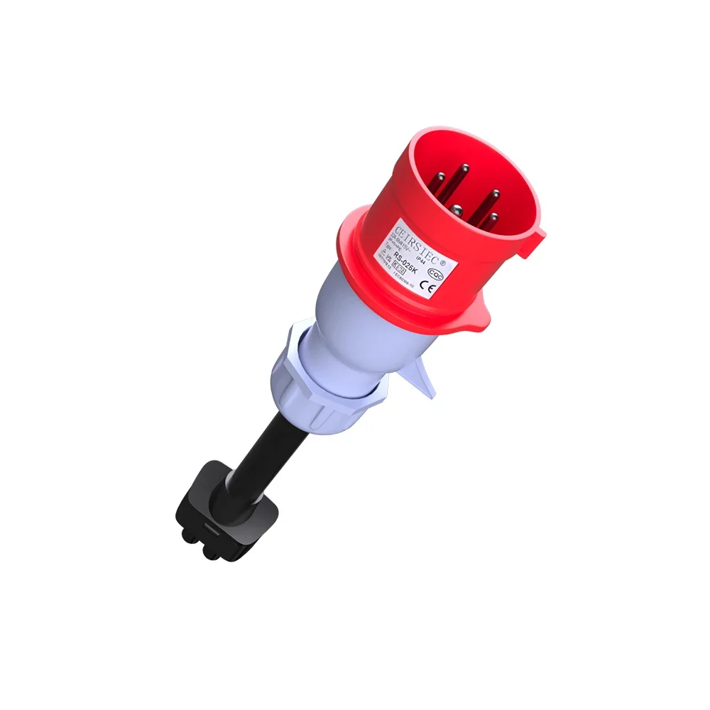 Tesla Model S,3,X,Y Gen 2 Ev Charger Universal Mobile Connector 32A Red Adapter Tesla 5pin Red CEE Adapter