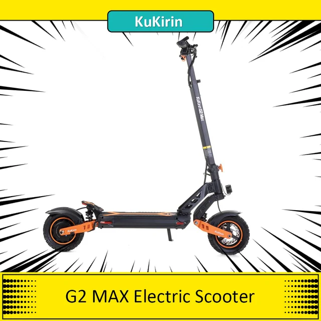KuKirin-patinete eléctrico G2 MAX para adulto, Scooter con neumáticos de  10x2,75 pulgadas, Motor potente de 1000W, superbatería de 48V y 20Ah, rango  de 80km, 3 velocidades - AliExpress