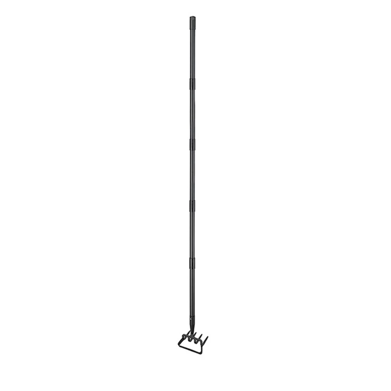 Garden Hoe- 62 Inch Long Stirrup Hoe Garden Tools Cultivator For Weeding, Heavy Duty Hoe With Adjustable Handle