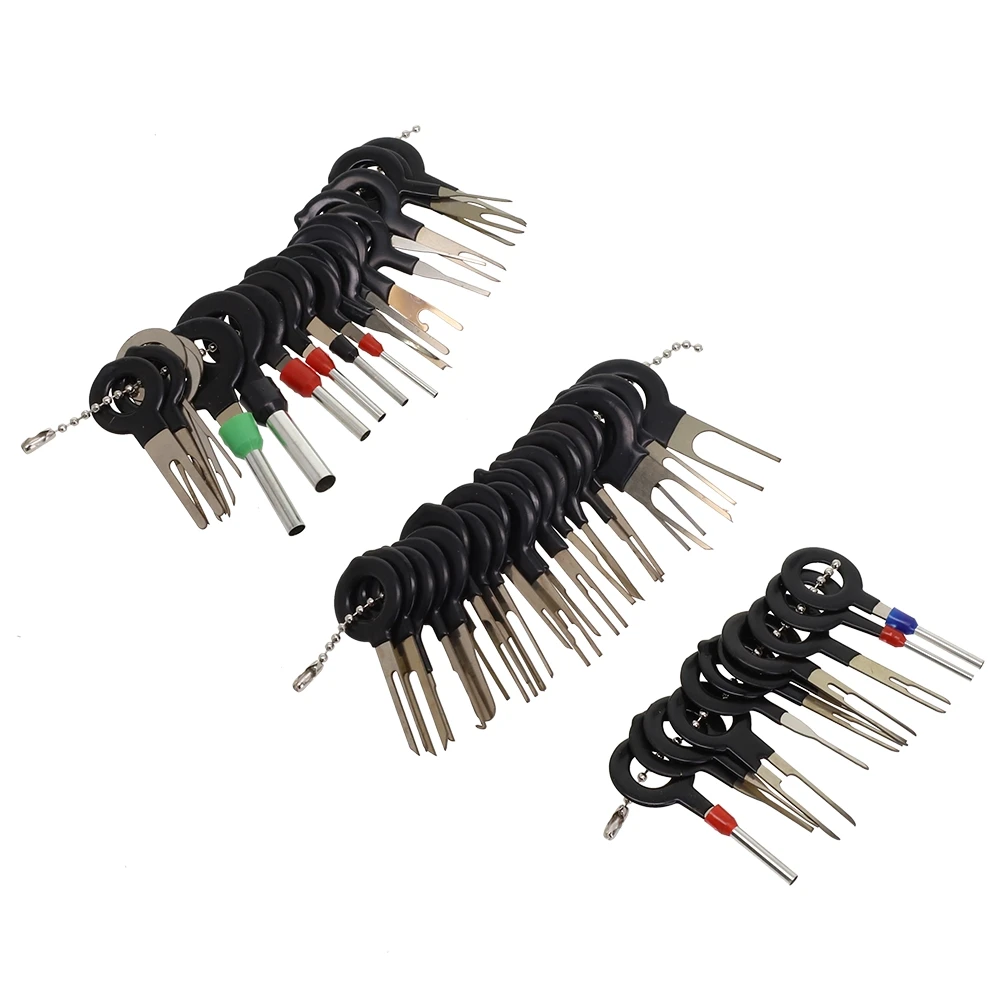 

Upgrade Your Car Electrical Wiring with 52pcs Wire Terminal Removal Tool Kit for Easy Pin Connector Removal and Replacement
