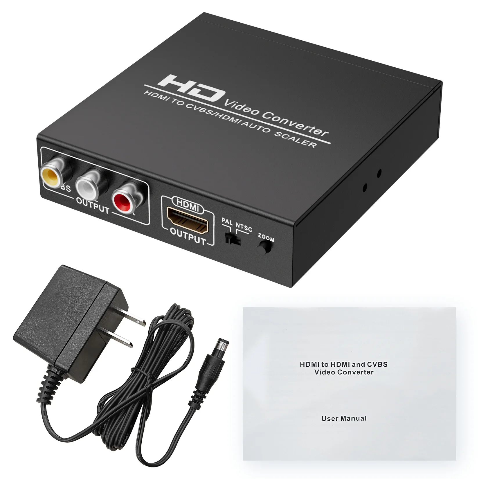 Adaptateur RCA Vers HDMI – Convertisseur Vidéo Composite 3RCA En HDMI 1080p, Pour Vieux Lecteurs, Consoles, Caméras - 11