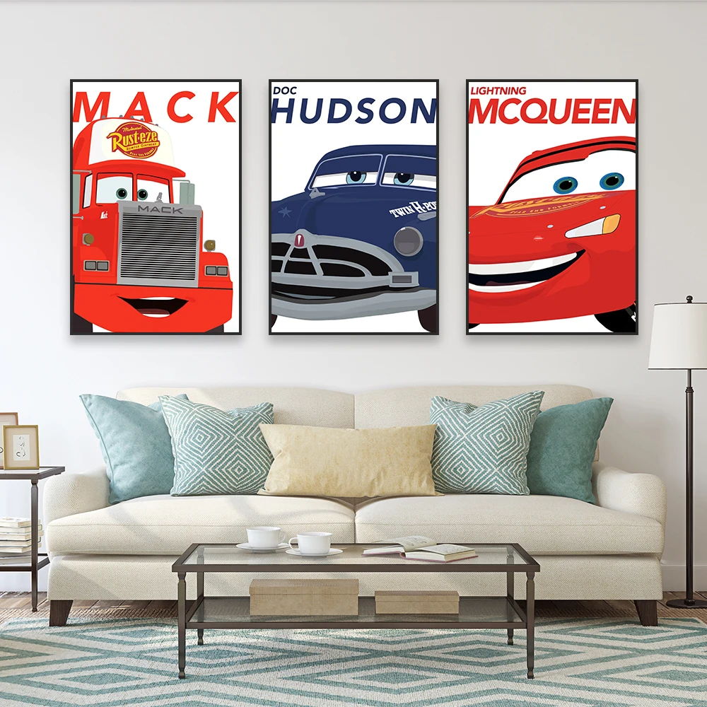 Cars Movie Poster Print & Unframed Canvas Prints