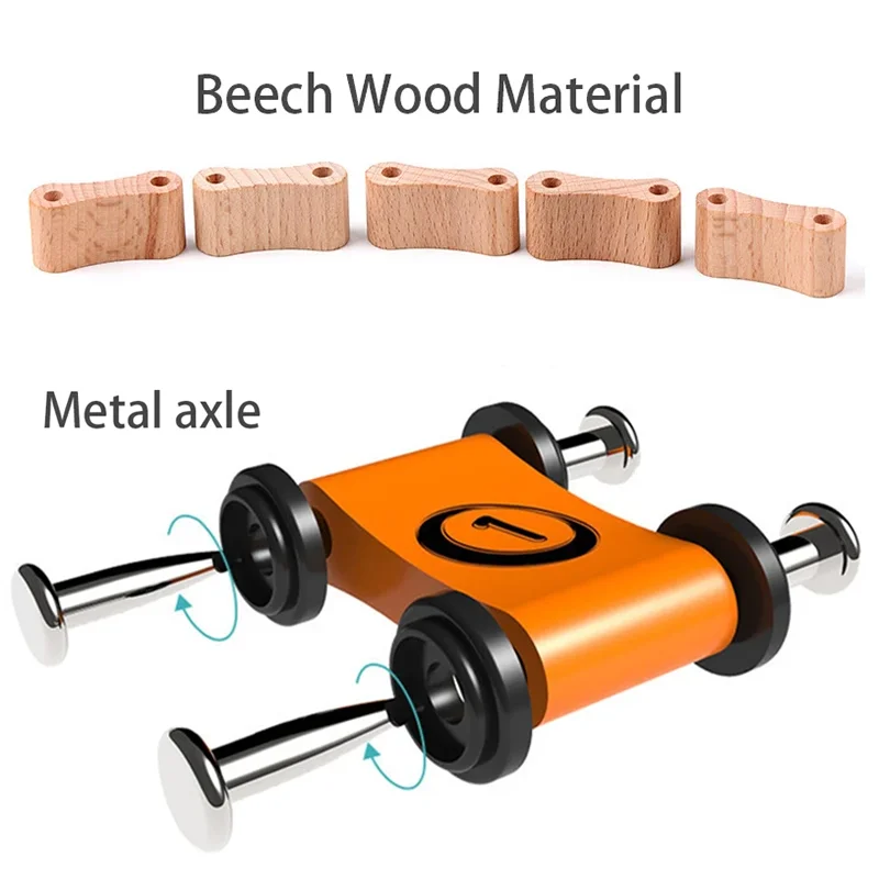 Children Wooden Gliding Car Toys Ramp Race Mini Slide Track Car Games Replacement Car Colorful Fun Model Vehicle Toys for Boys