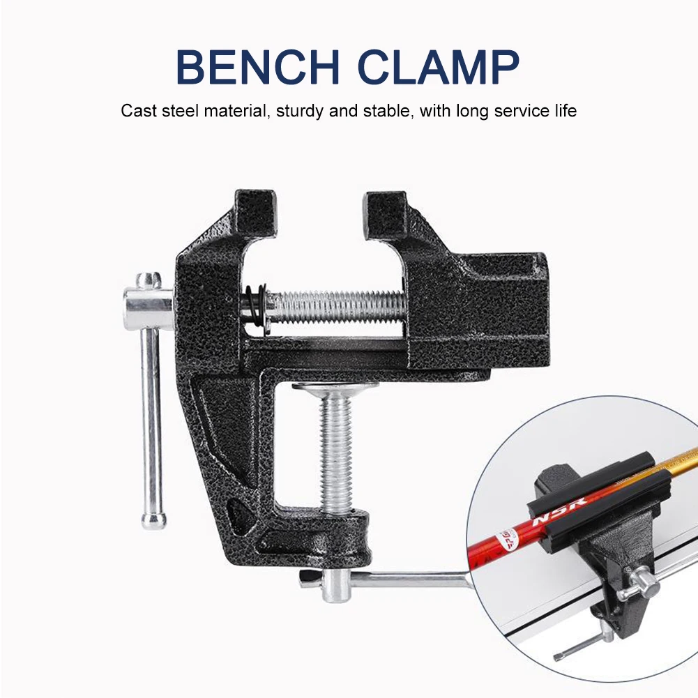 Golf Grip Replacement Tool Bench Clamp Multi-Functional Vise Clamp Quick Adjustment Quick Shaft Clamp Golf Club Regrip Vise Tool