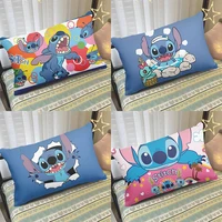 Disney Lilo and Stitch pillowcase children's student sleeping pillowcase sofa cushion cover suitable for room home decoration 1