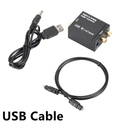 Enhanced Bluetooth USB DAC Amplifier with Optical and Coaxial Inputs (With Optical USB)