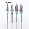 Quality!Left Hand Tungsten Carbide Nail Drill Bit Milling Eletric Manicure Machine Equipment Cuticle Clean Burr Dental 2