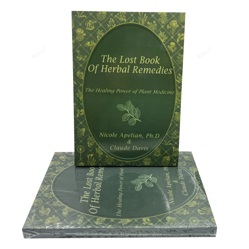 

Книга травяных средств от лекарств, лечебная способность растений, цветные внутренние страницы, мягкая обложка