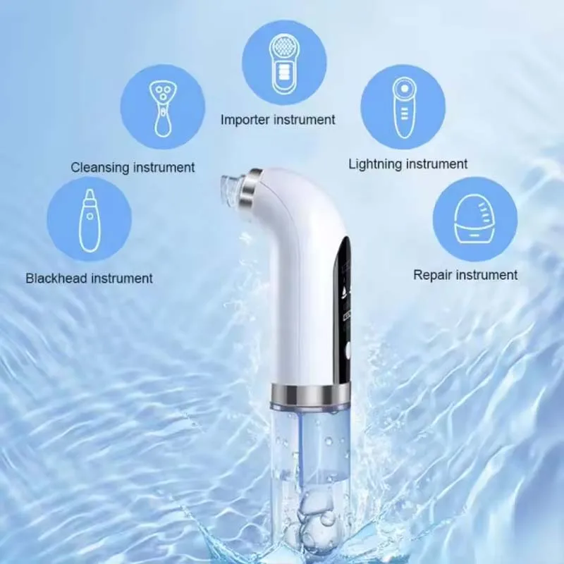 Black Remover Pore Vacuum Cleaner Electric Black Remover Usb Charging Water Circulation Facial Cleaning Tool