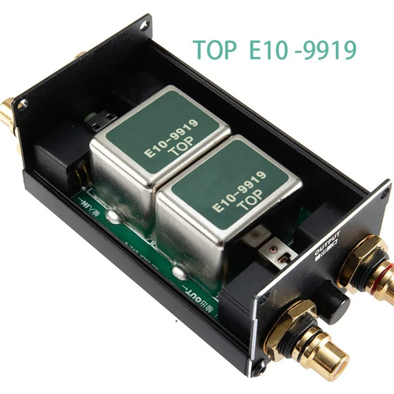 1 PCS PRO AV2 2CH Hifi Audio Isolator Audio Noise Filter RCA Noise Isolator Signal Reducer