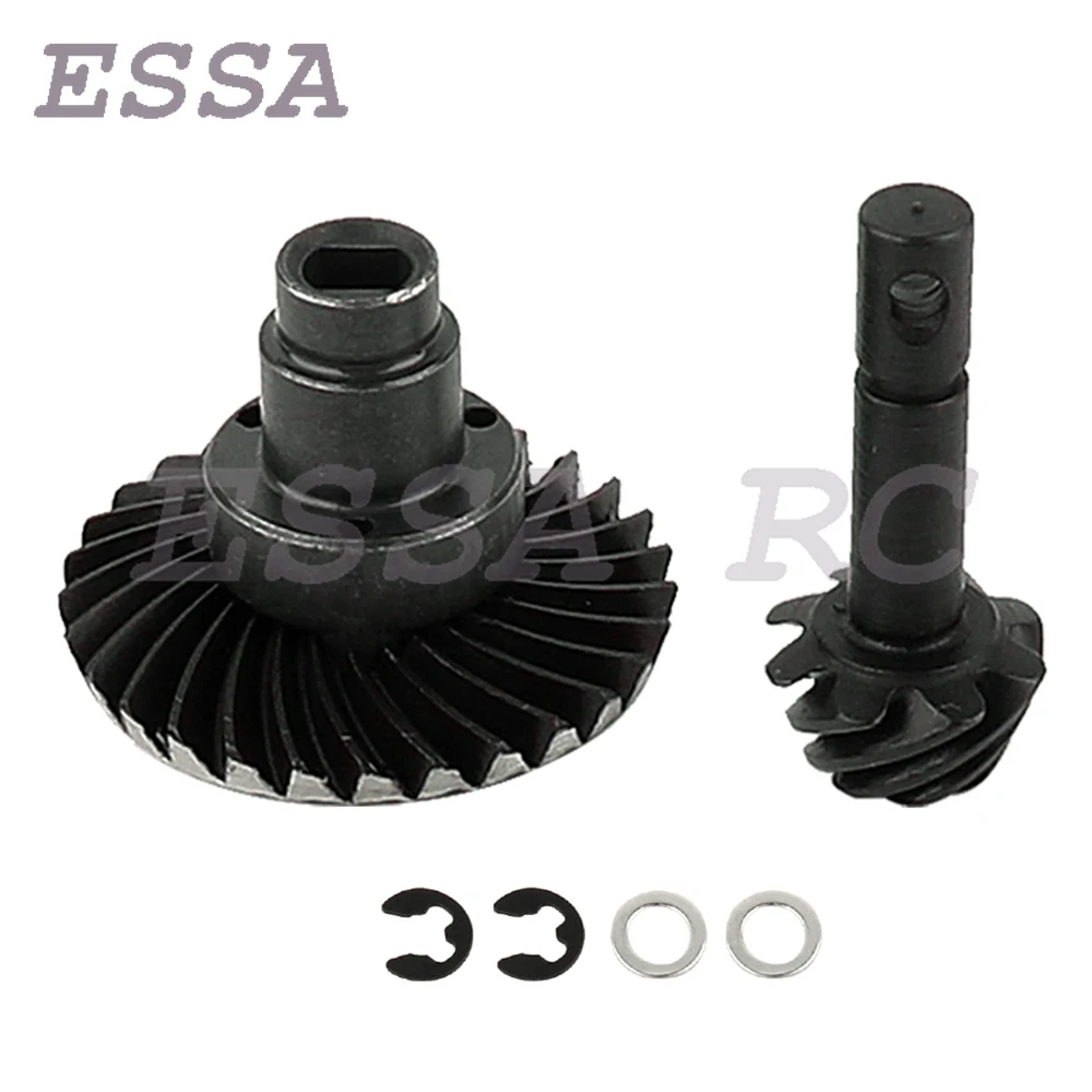 QUARKZMAN Ingranaggio Diff. In Acciaio 33T 8T Per SCX10: Set Ricambio Per Assale RC Crawler Con Ingranaggi Elicoidali
