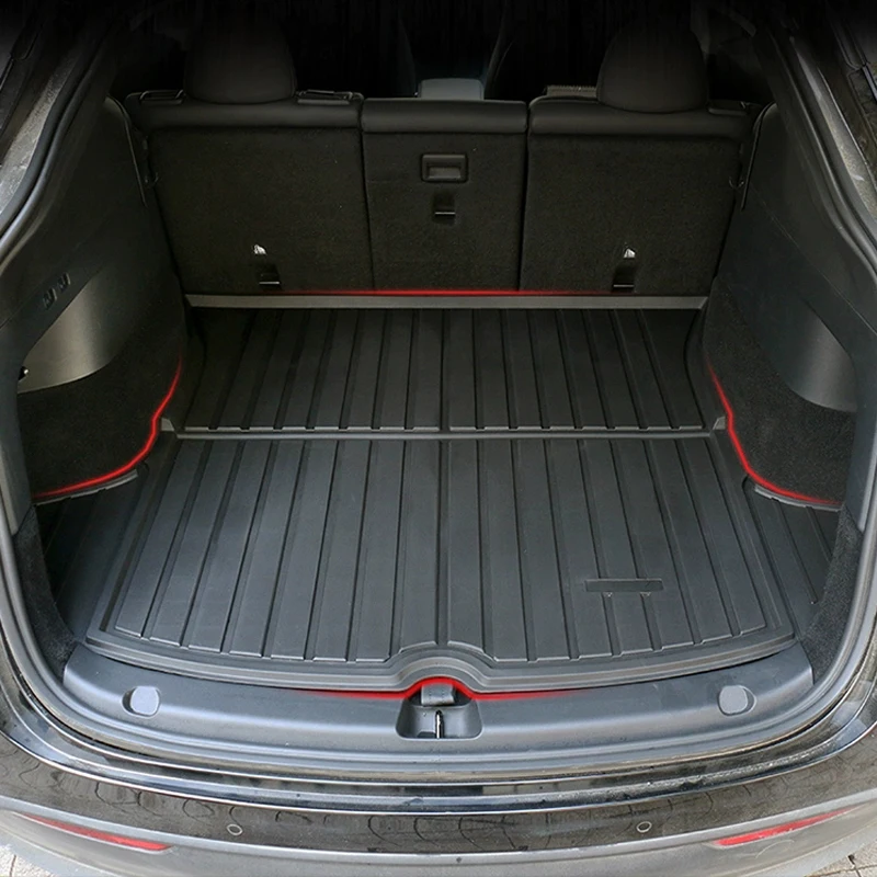 

For Tesla Model Y Mats All Weather Cargo Liners Thicken Flexi TPE Boot Mat Trunk Carpet Protector