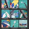 13pcs Model Splicing Tool Set Cutter Sanding Stick Precision Tweezers Crafting Tool DIY Assembled Figurine Anime Accessories 5