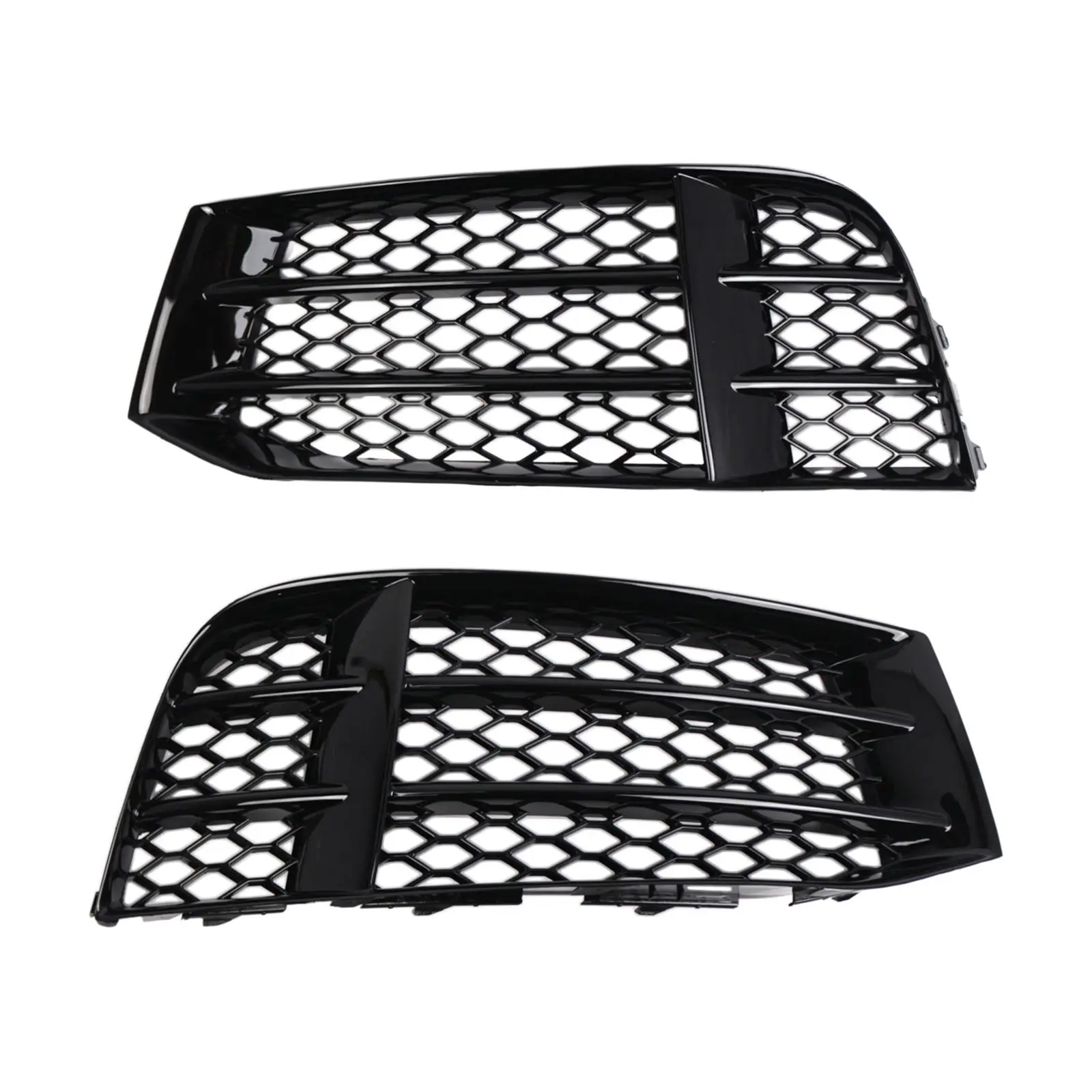 2x Front Bumper Lower Covers Grills Guards Durable 8T0807681F 8T0807682F for RS5C Cabriolet Automobile Repairing Accessory