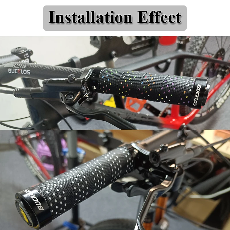 1Pair Non-slip Bike Handlebar Grips Comfortable PU Tape Cover Handle Grips 22.2