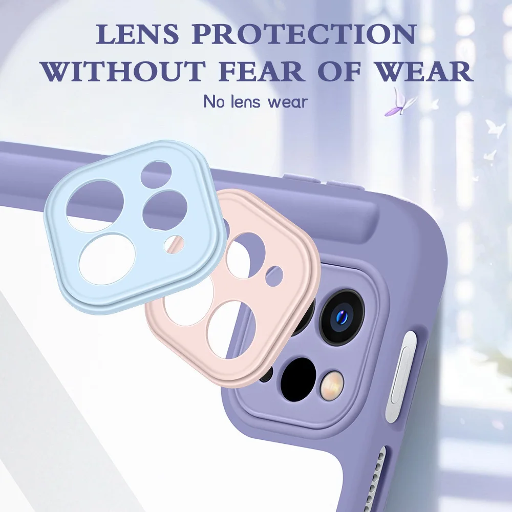 Versatile Acrylic Y-Fold Stand Protective Tablet Case
