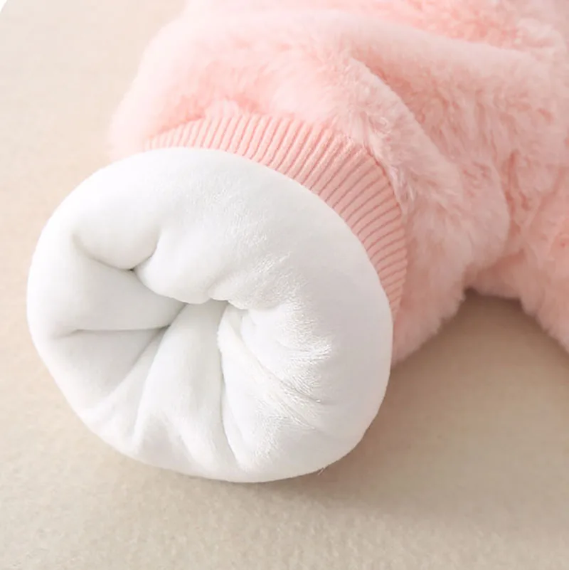 Thick Fleece Baby Romper Jumpsuit for Winter