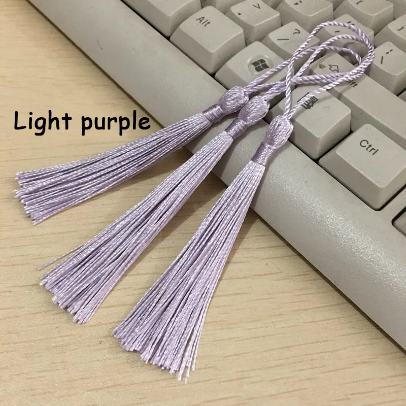 Tassel Fringe Polyester Silk 13cm 100pcs/Pack For Sewing Curtains Accessories DIY Wedding Decoration