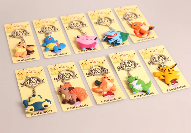 10 / ɸ ǱԾ Ű ü  Bulbasaur Charmander Snorlax Vulpix Dragonite Anime    Ʈ ׼
