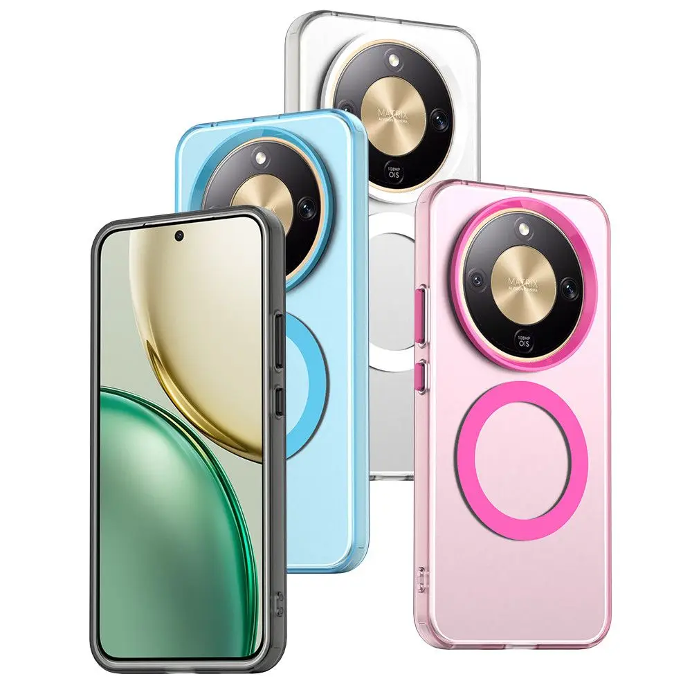 Luxury Skin Feel Candy Magnetic Cover | Shockproof & Wireless Charging Compatible Case