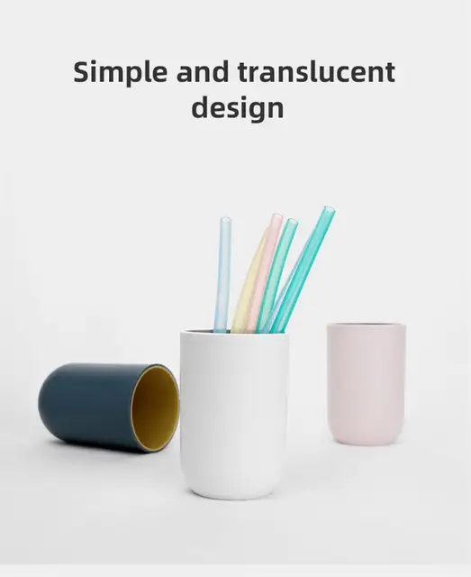 Set 6 Cannucce In Silicone Riutilizzabili | Senza BPA | Con Spazzola Di Pulizia | Diametro 6 Mm - Foto 13