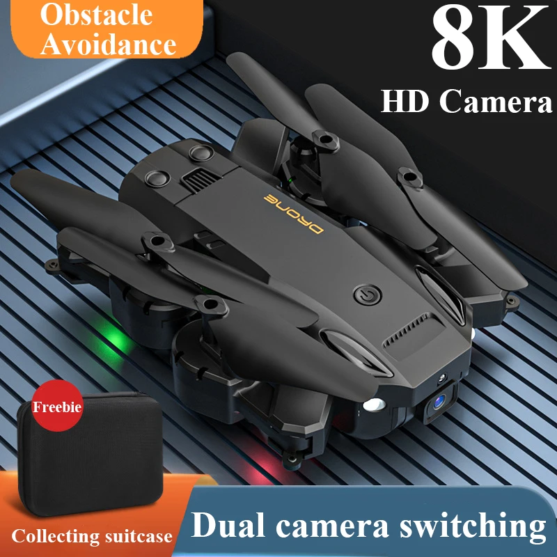 Q6 New Drone 8K HD Camera Professional Dual Camera Obstacle Avoidance FPV WIFI Dron RC Helicopter Folding Quadcopter Kids Toys Q6 New Drone 8K HD Camera Professional Dual Camera Obstacle Avoidance FPV WIFI Dron RC Helicopter Folding Quadcopter Kids Toys