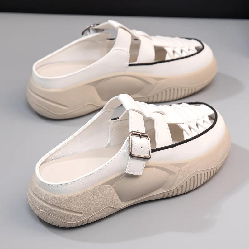 

New fashion women's thick soles increase anti-slip online celebrity fashion trend cute beach sandals and slippers to wear in sum