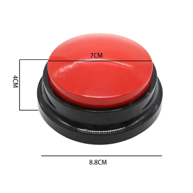 Voice Recording Button Pet Toys Dog Buttons for Communication Pet Training Buzzer Recordable Talking Button Intelligence Dog Toy 6