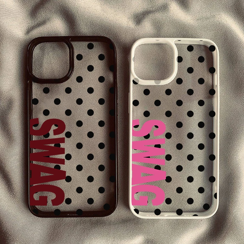 รูปสินค้า เคสใสลายอักษร ป้องกันรอย iPhone 17 Pro Max