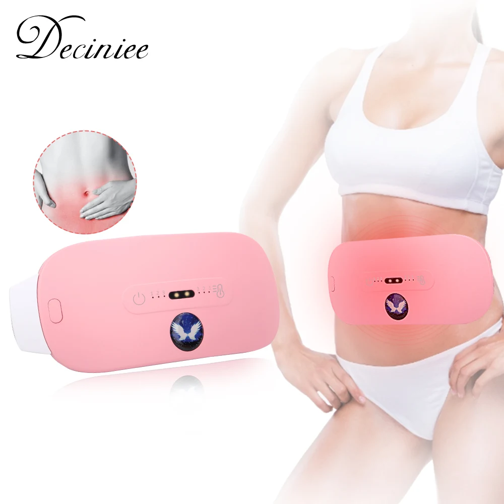 Electric Cramp Relief Waist Belt Menstrual Heating Pad Back Belly Pain