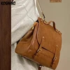 Shoulder Crossbody Bags for Vintage Women Pu Solid Messenger Bag Korean Y2k Students Handbags Fashion Preppy All Match Backpacks 1