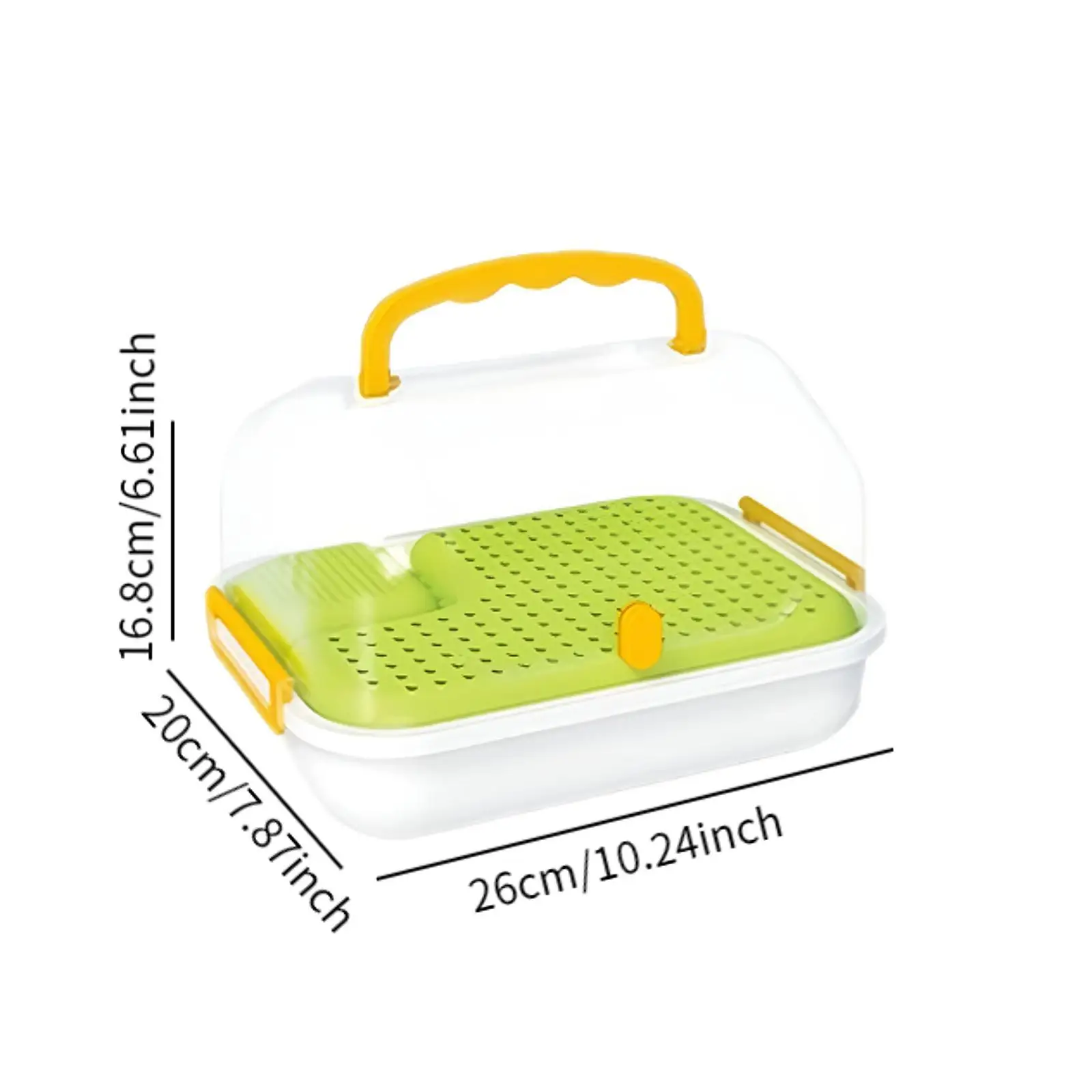 Turtle Tank Amphibians Multifunction Areas Tortoises Case Turtle Terrarium for Snail Butterflies Horned Frogs Turtle Silkworms