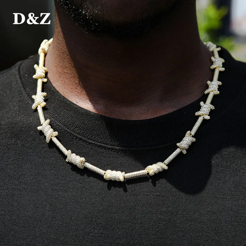 D\u0026Z 11.5mm Barbed Wire Cuban Link Chain 