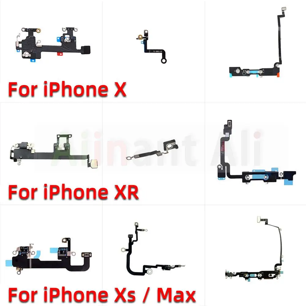 AiinAnt For iPhone X Xs Max XR Wifi Bluetooth NFC WI-FI GPS Signal Antenna Flex Cable Cover Phone Repair Repair Parts jcid jc aixun infrared fpc flex cable for iphone x xs max xr 11 11pro for assistant face id dot projector repair swap components