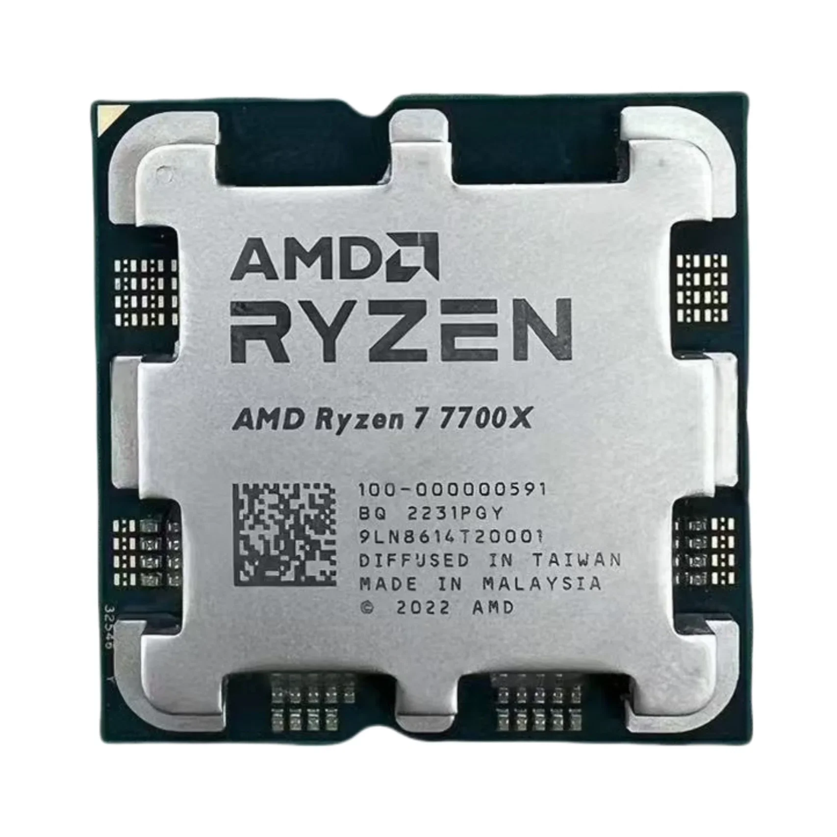 AMD 라이젠 7 7700X 벌크 도매 트레이 프로세서 8코어 16스레드 5.4GHz 최대 부스트 32MB L3 캐시 AM5 게이밍 CPU 쿨러 미포함