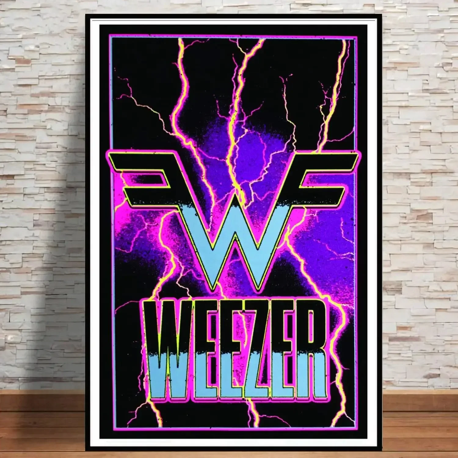 thumbnail image 1 of Póster del cantante Weezer, lienzo, arte de pared, impresiones, póster, foto, cuadro, póster, decoración de habitación, decoración del hogar, 1 of 5