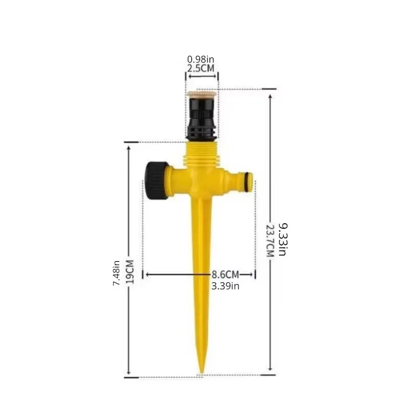 1pc Adjustable 360 Degree Sprinkler Automatic Lawn Irrigation Head in-ground Sprinkler Irrigation Device Garten Water