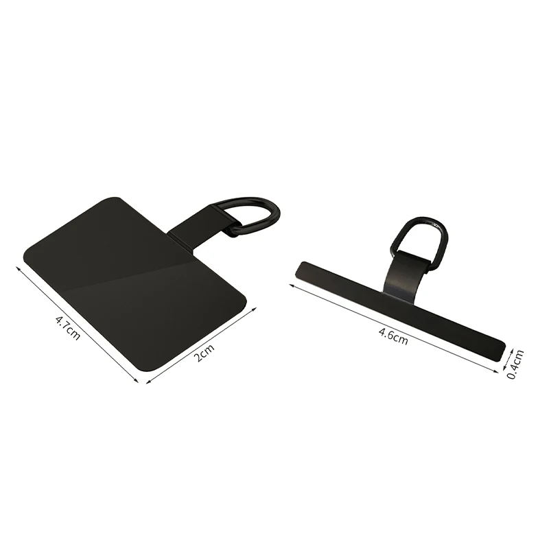 Phone Tether Patch Universal Metal Phone Lanyard Patch Anti-Lost Replacement Attachment Hanging Cord Tab Stainless Steel Cellphone Straps Cards