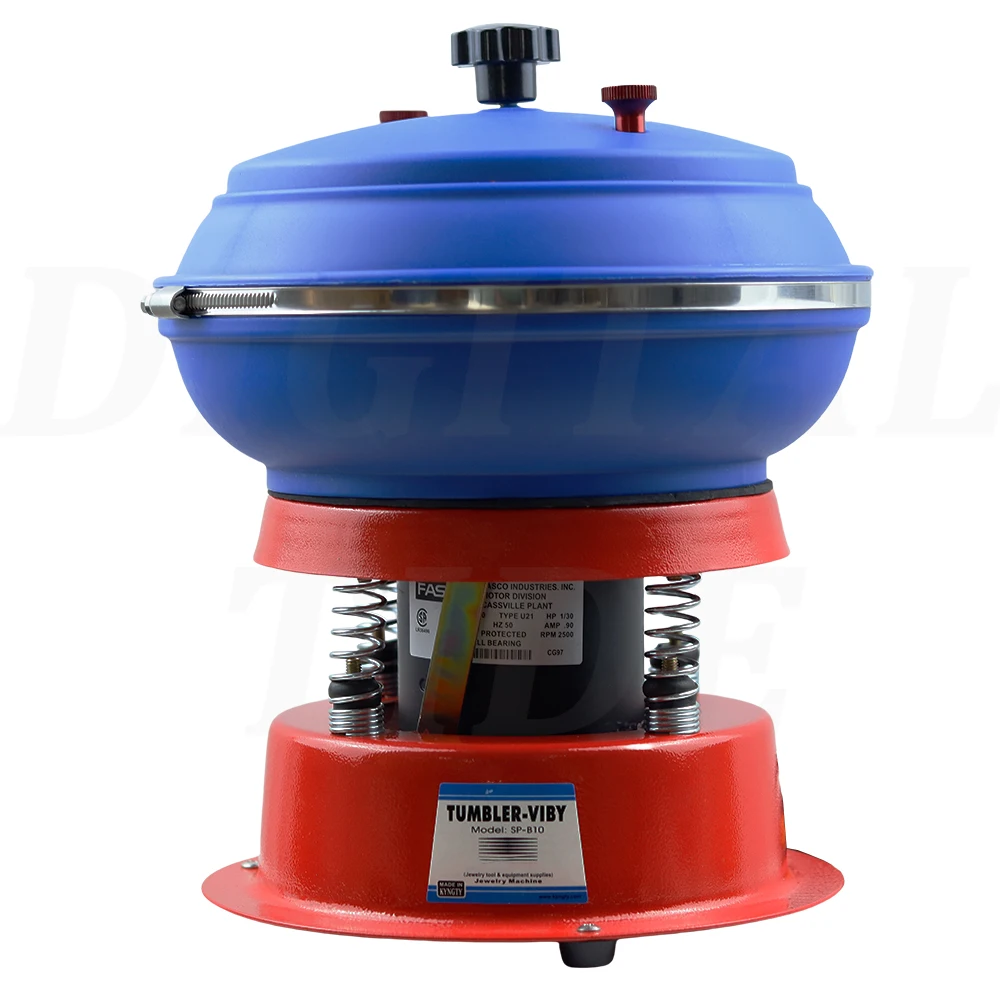 Tumbler Vibrating Polishing Machine 3.5L Capacity For Metal Jewelry Vibratory Po