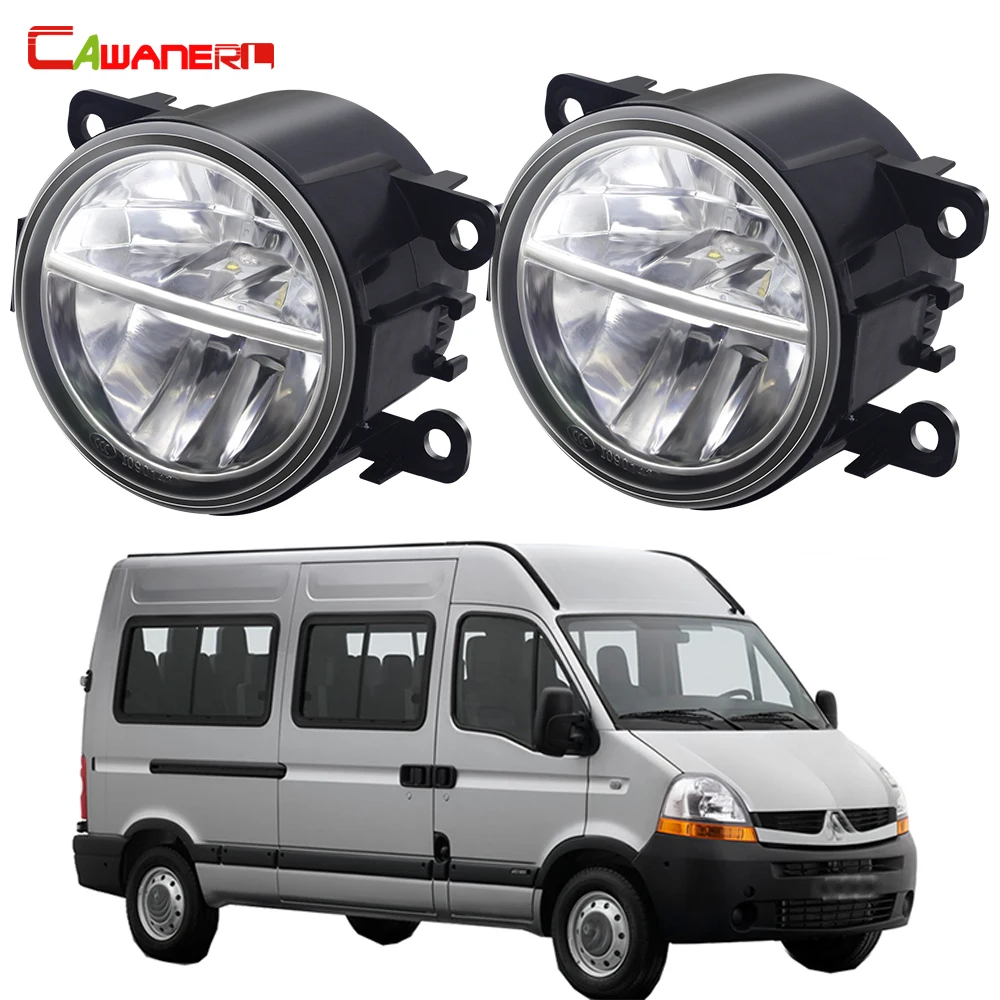 2 Pezzi Car Led Fendinebbia 30W 6000Lm Fendinebbia Drl H11 Styling Per Renault Master 2/Ii 1998-2010