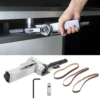 10mm Pneumatic Belt Sander Air Grinding Polishing Machine for Furniture Wood Glass Metal 3/8in Air Polisher Pneumatic Grinder 1
