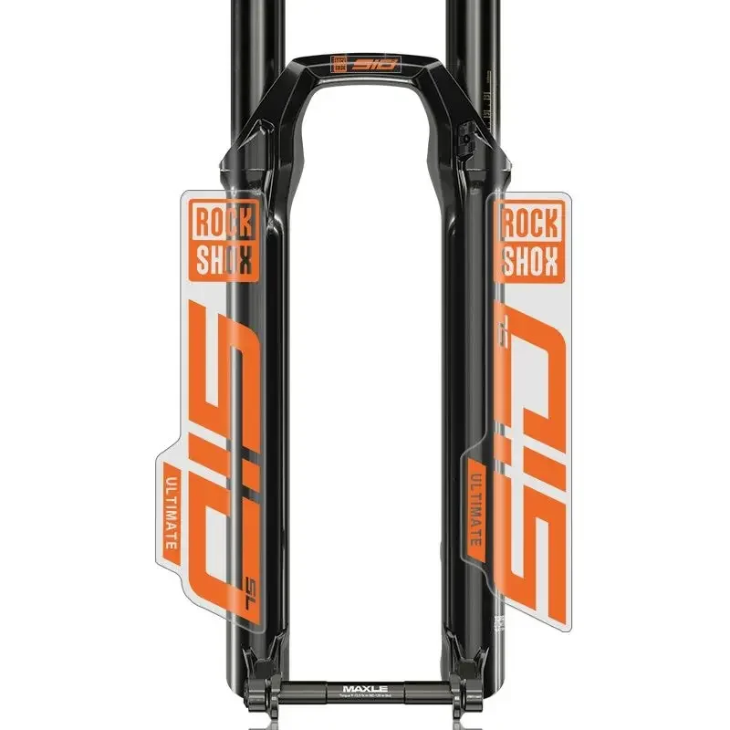 Front Fork Rockshox SID Sticker Bicycle Decorative Mountain Bike Front Fork Decals Waterproof Transparent Bottom Cycling Sticker