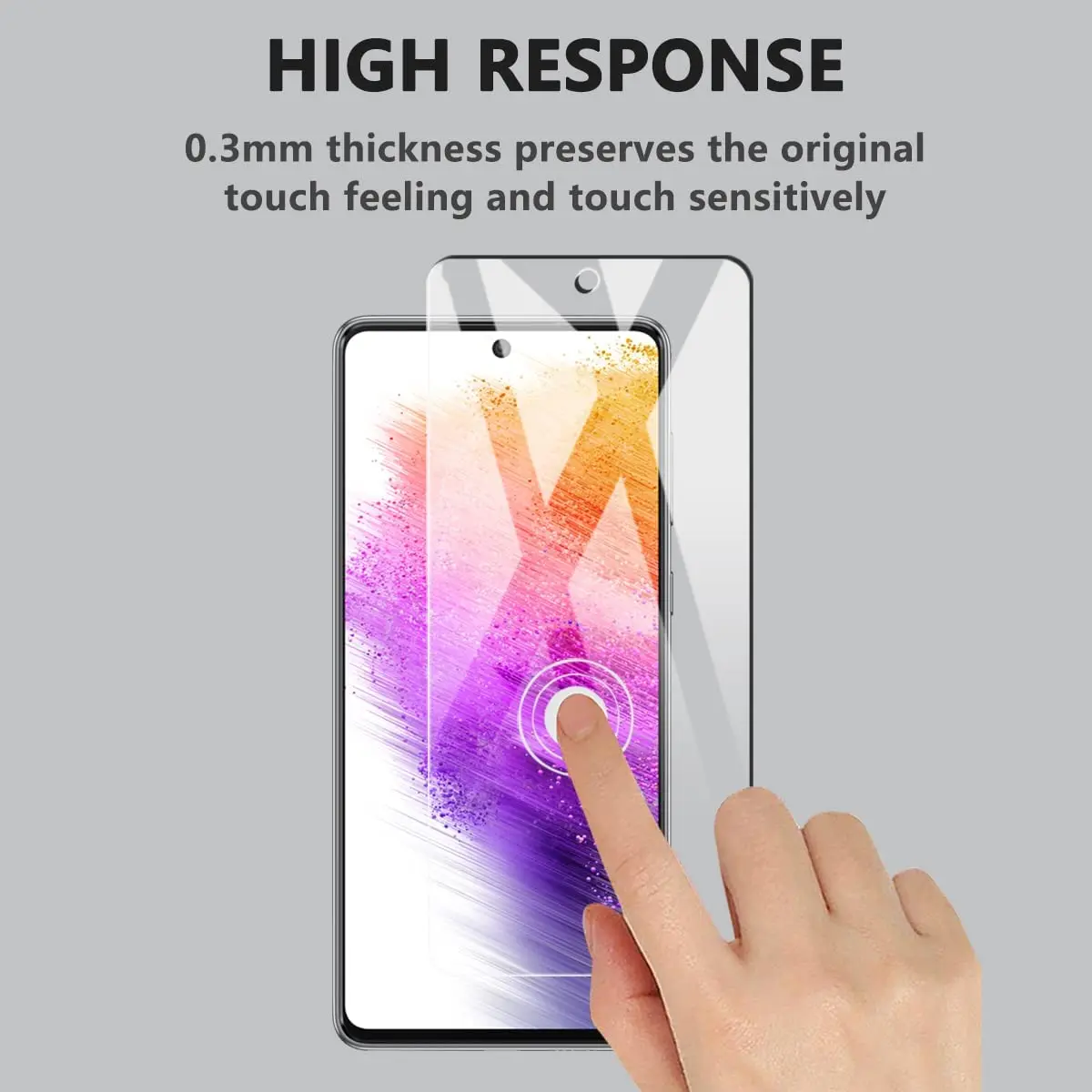 2/3/4Pcs Tempered Glass For Samsung Galaxy A73 5G Screen Protector Glass Film — view 2