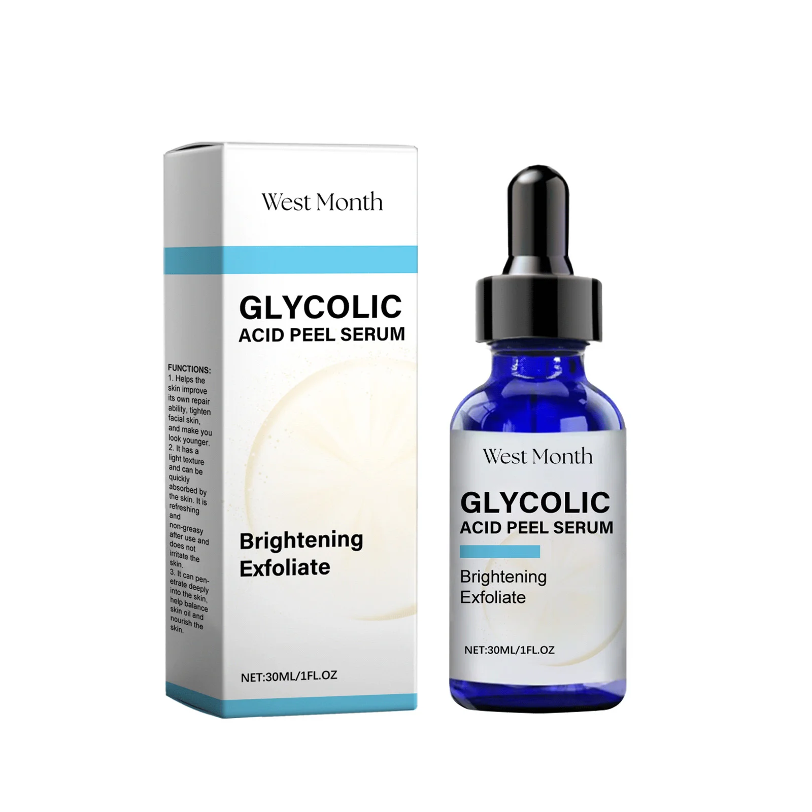 Glycolic Acid Peel Serum Exfoliating Minimizing Pores Reduce Acne Repair Moisturizer Brighten Nourish Whitening Beauty Skin Care 2