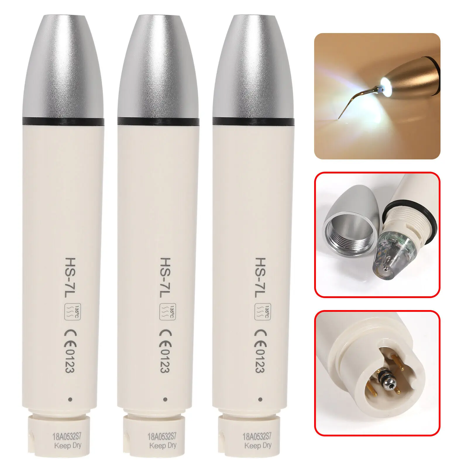 

3 шт стоматологические светодиодные оптоволоконные фотообои, подходят для SATELEC DTE