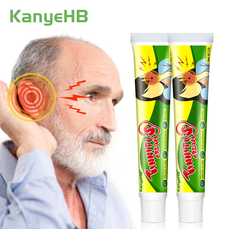 

2/4/6Pcs Tinnitus Ointment Ear Ringing Relieve Treatment Deafness Ear Itching Earache Ear Hard Hearing Herbal Cream Health Care