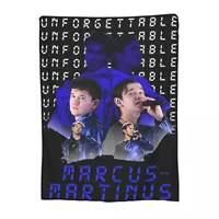 Relax Marcus And Martinus Unforgettable Eurovisions 2024 Sweden Blanket Bed Decorative Throw Blankets Warm Velvet for Office 2