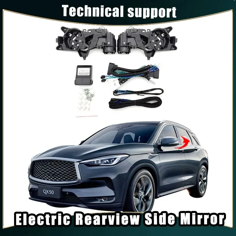 

Car Mirror Accessories for Infiniti QX50L Auto Intelligent Automatic Electric Rearview Side Mirror Folding System Kit Modules