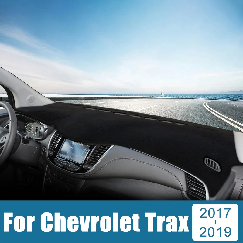 

Car Dashboard Cover Avoid Light Sun Shade Anti-UV Carpet Non-Slip Case Mat Accessories For Chevrolet Trax 2017 2018 2019